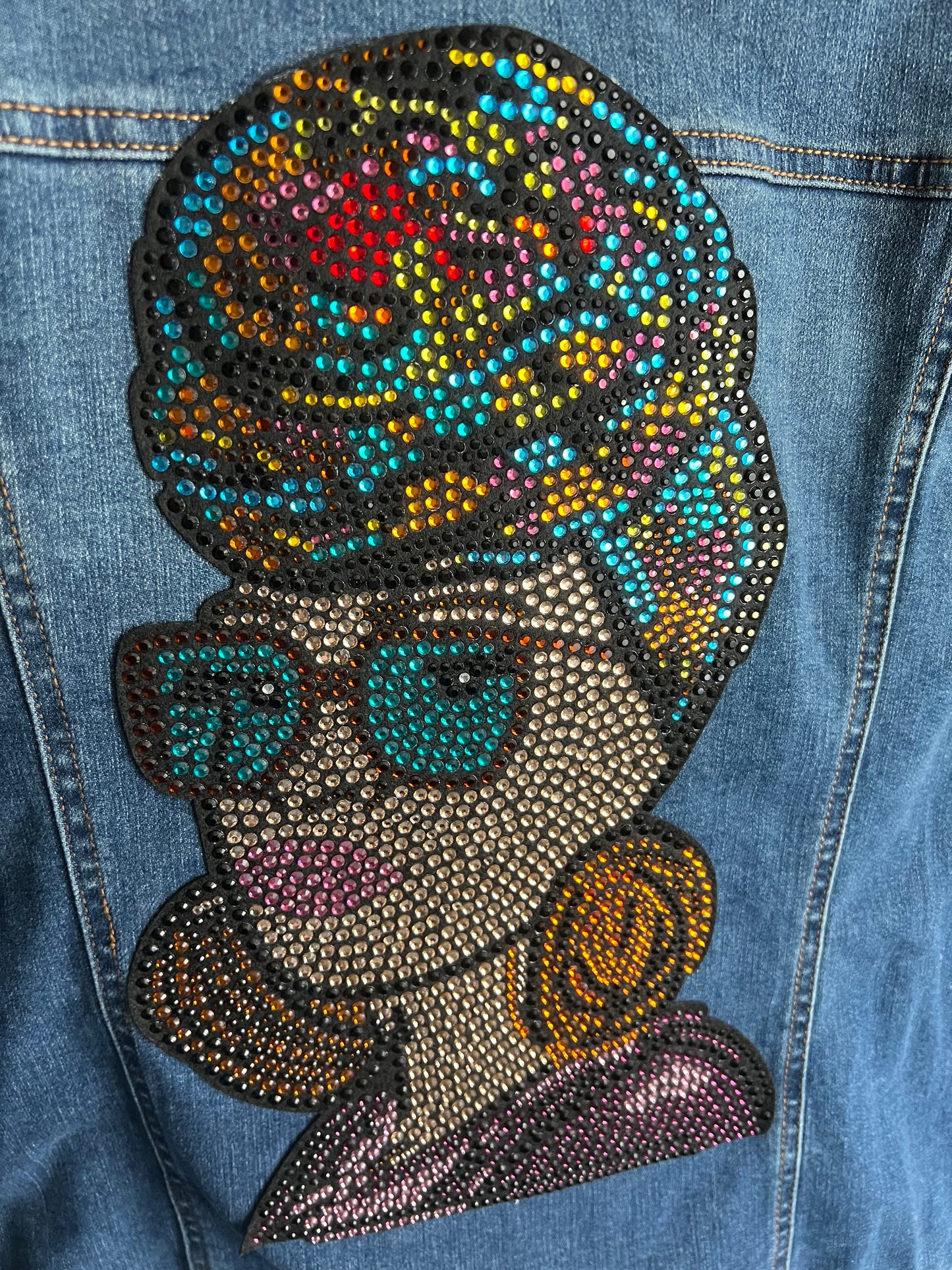 It’s the Earrings Fa Me Denim Jacket