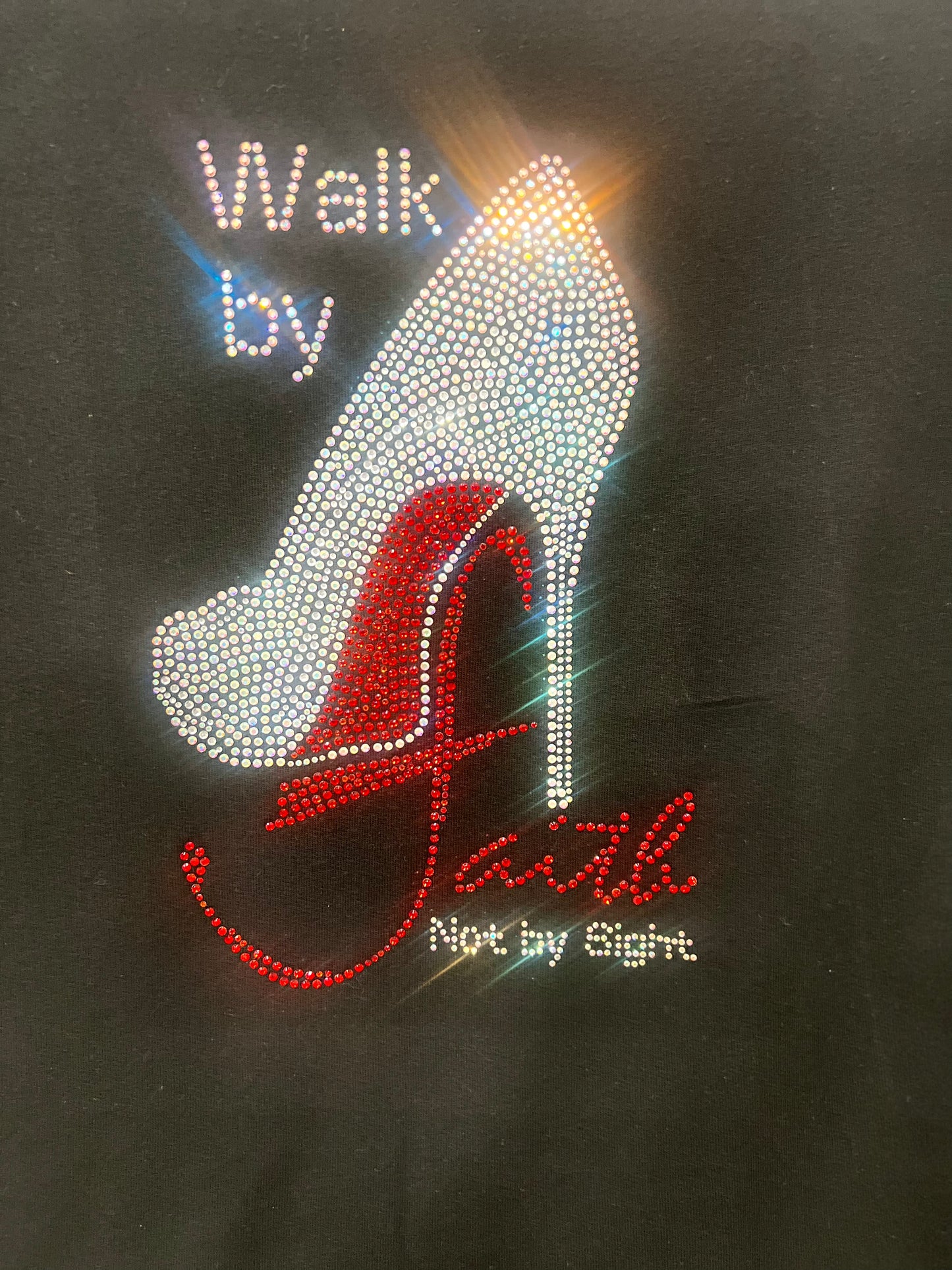 Walk by Faith! Rhinestone Pillow Sham
