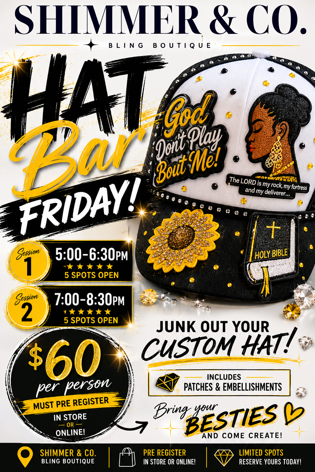 Hat Bar Fridays @ QB Mall
