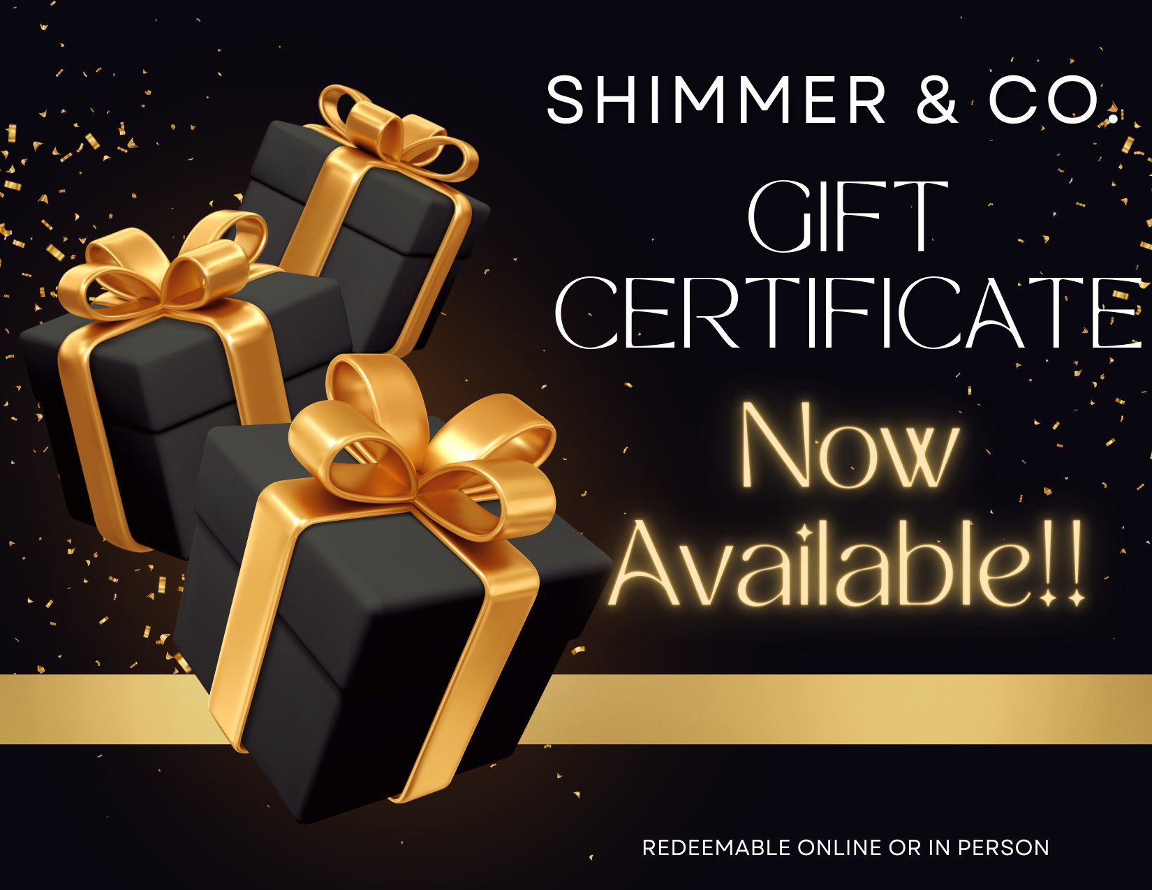 Shimmer & Co. Gift Certificate