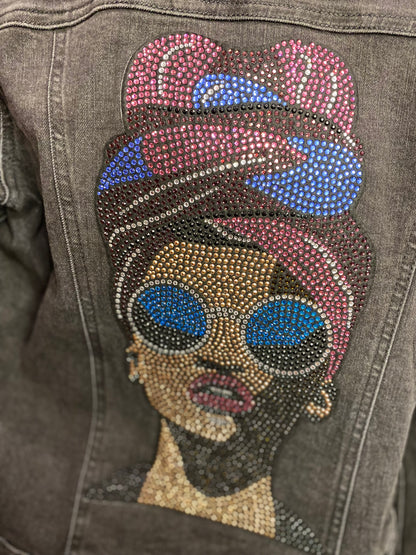 THE HEADWRAP! Denim Jacket