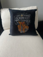Load image into Gallery viewer, I Fought to Become Her  Canvas &amp; Pillow Set

