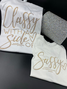 Classy with a Side of SASSY Mother/Daughter Tee Set