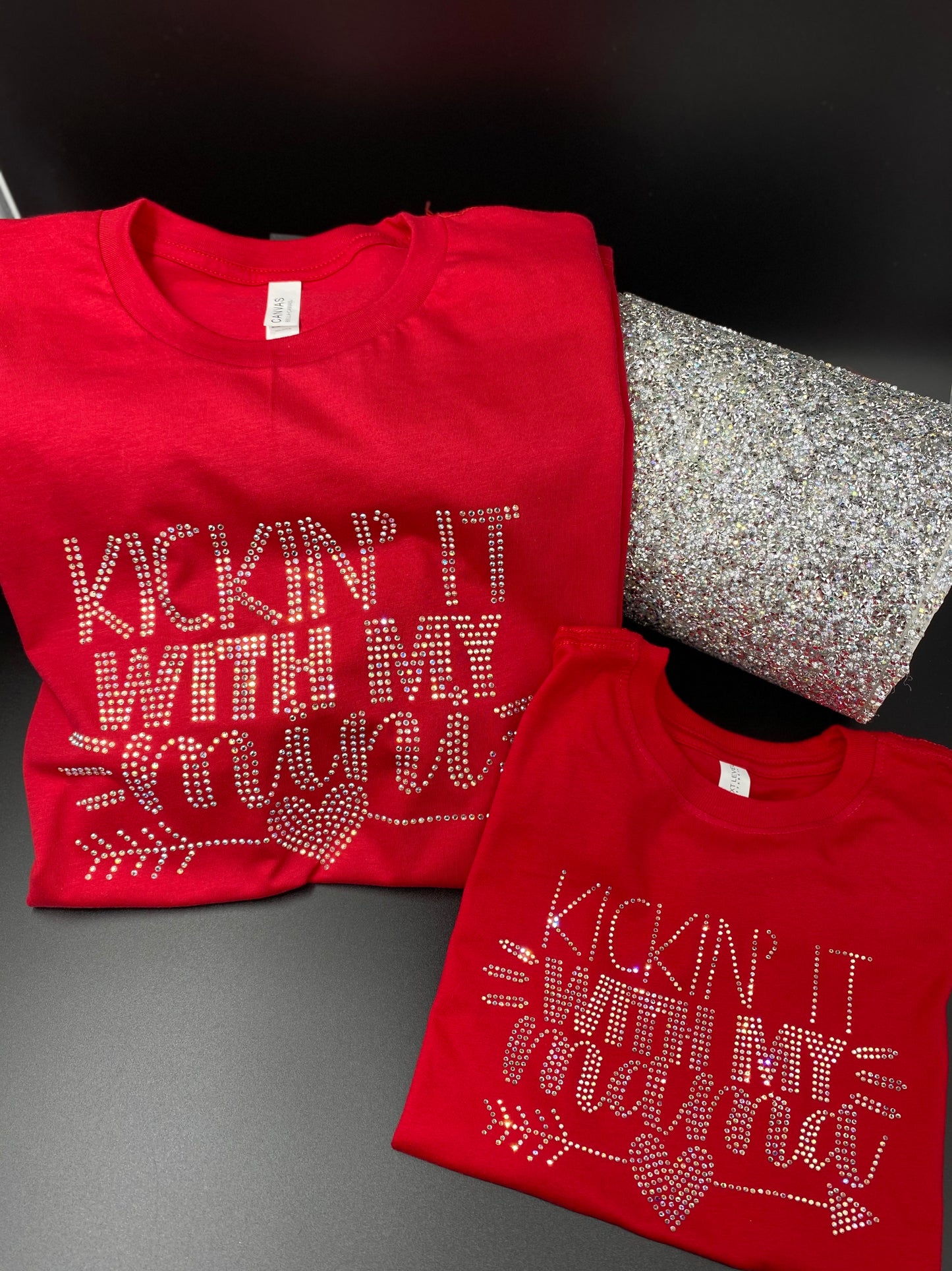 Kickin It With My Mini/Kickin It With My Mama Mother/Daughter Tee Set