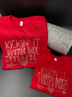 Load image into Gallery viewer, Kickin It With My Mini/Kickin It With My Mama Mother/Daughter Tee Set
