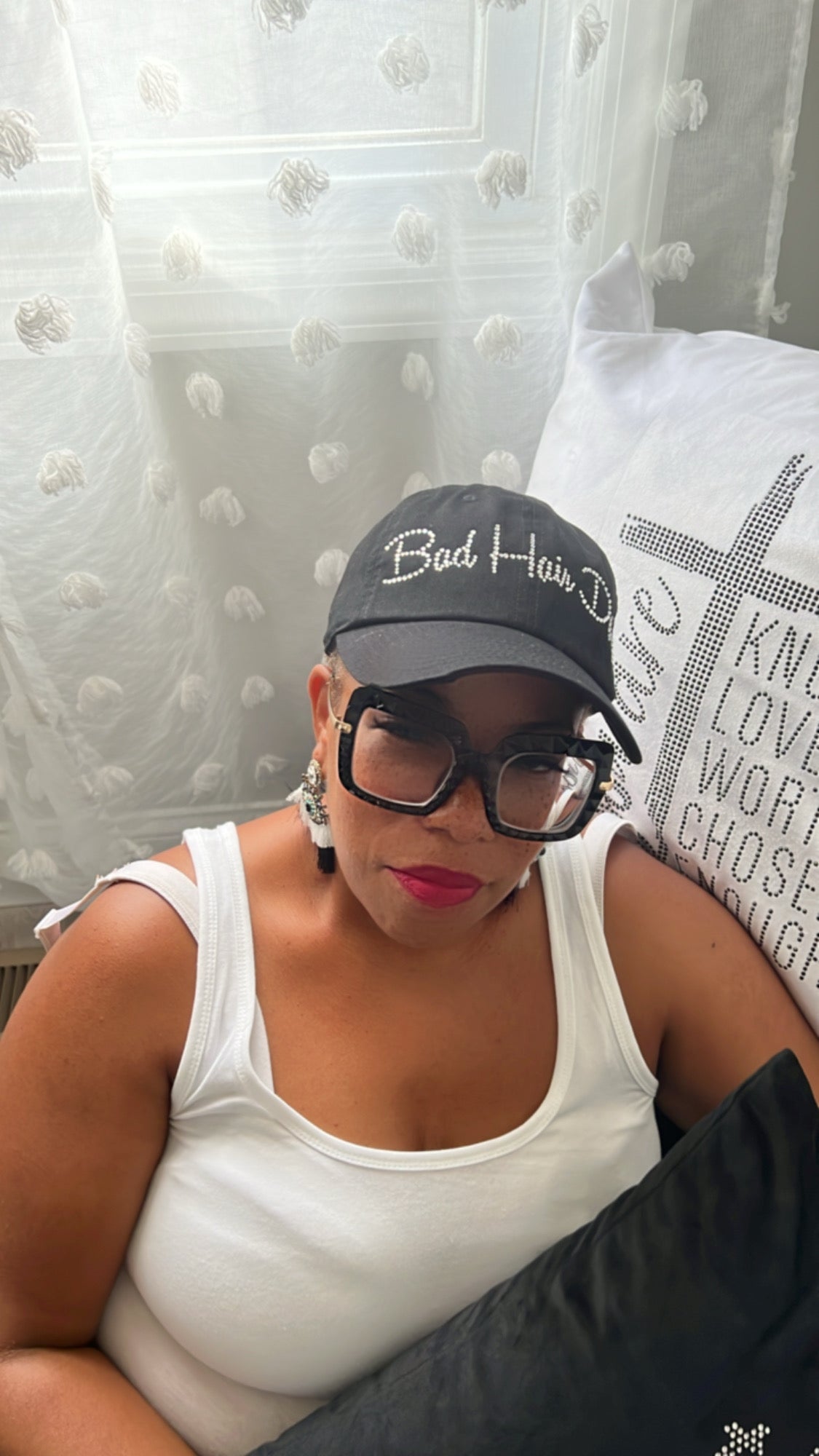 Bad Hair Day Bling Cap