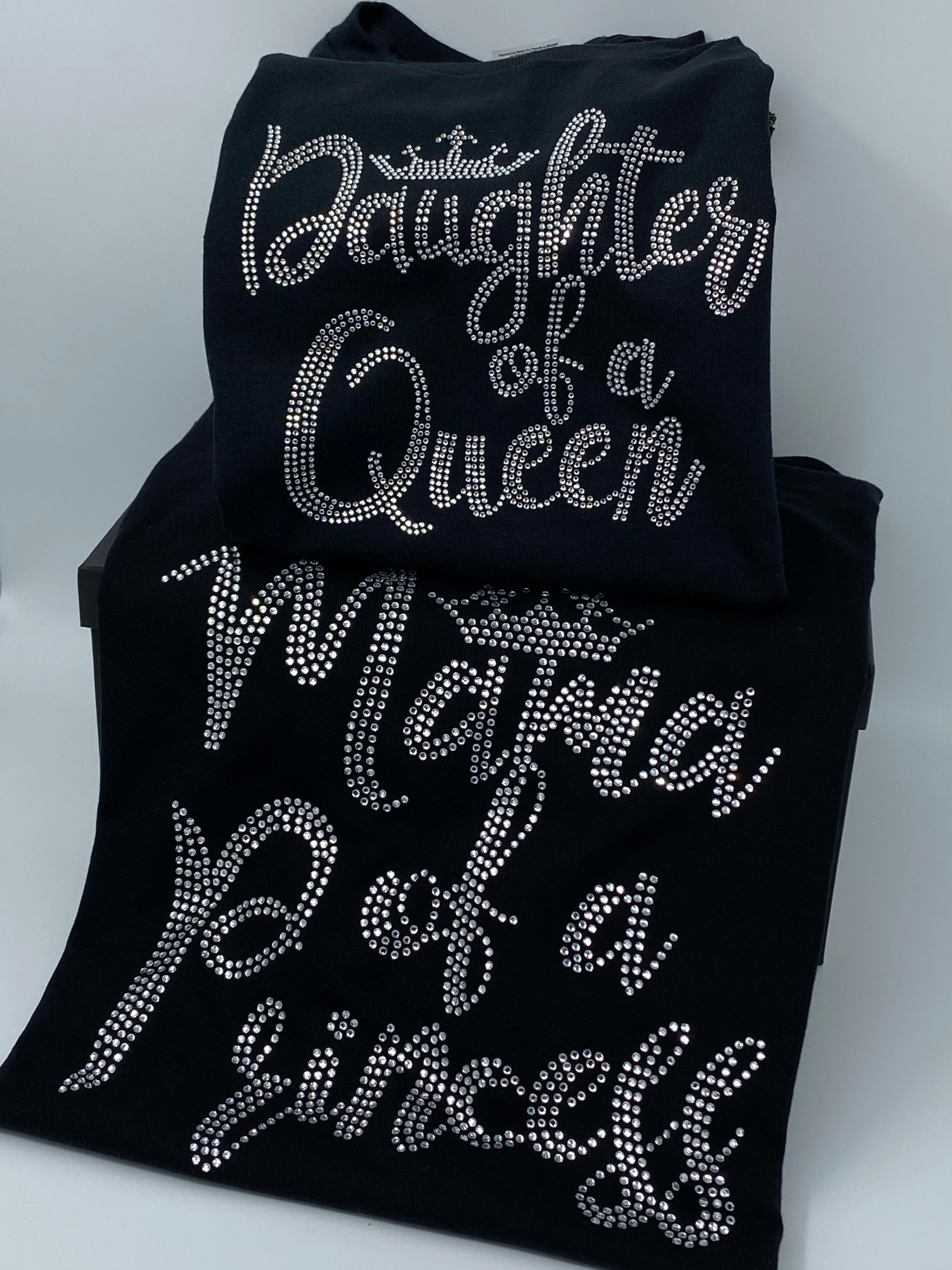 Mother of a Princess/Daughter of a Queen Mother/Daughter Tee Set