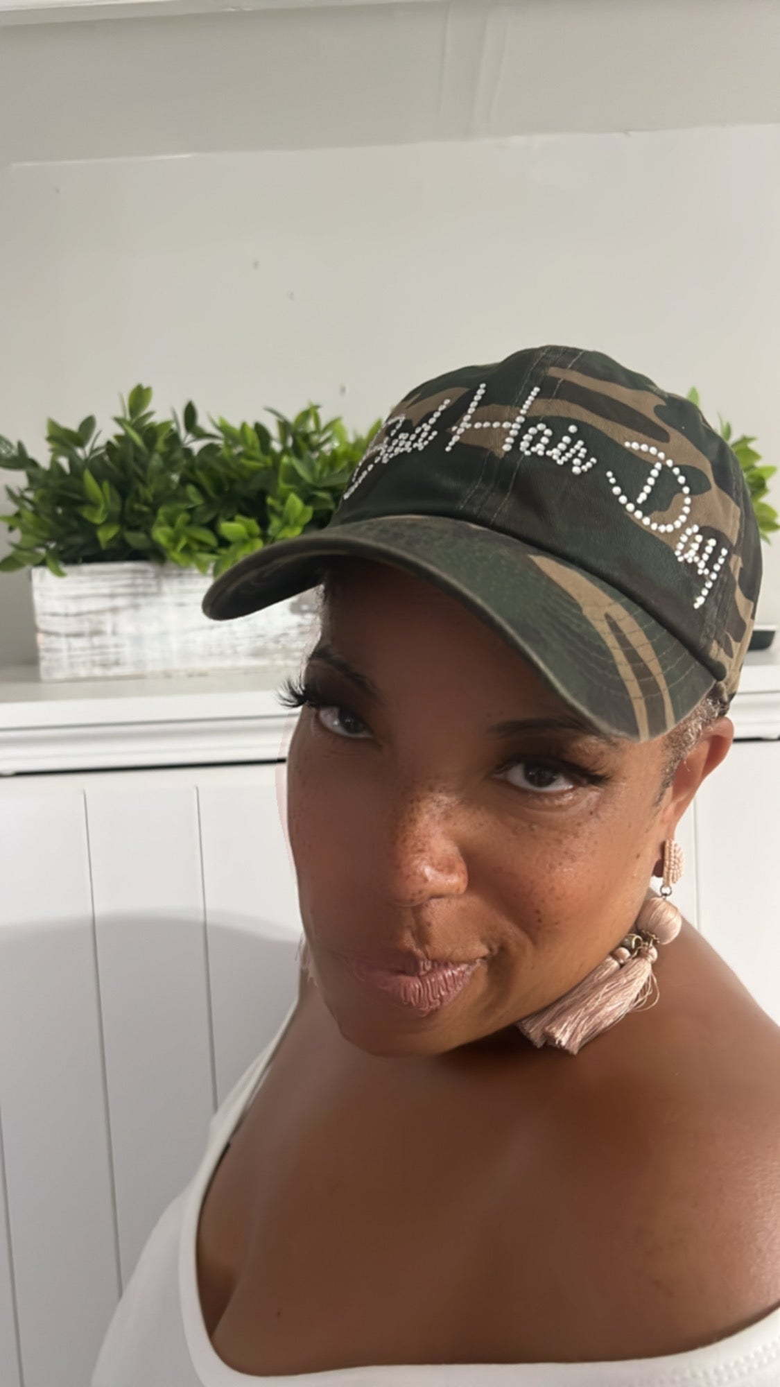 Bad Hair Day Bling Cap